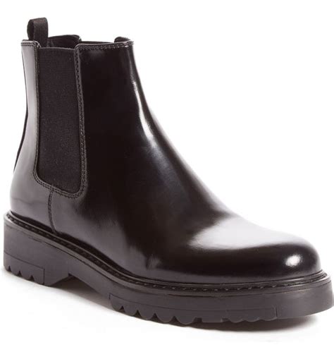 women's prada lug chelsea boot|Prada Chelsea boots suede.